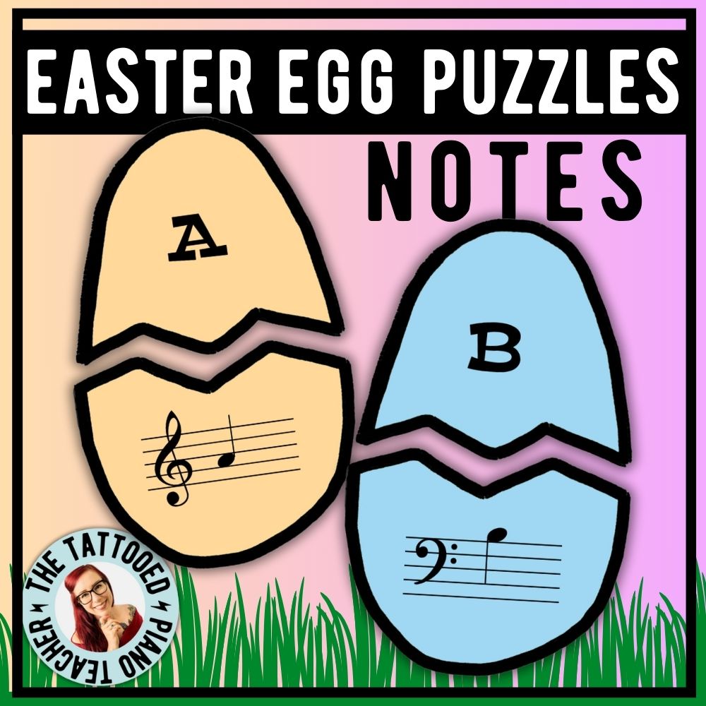 Easter Egg Note & Symbols Puzzles