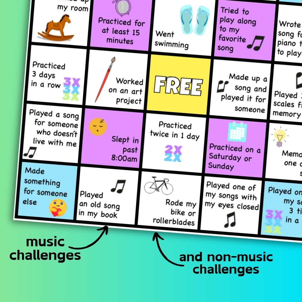 Summer Break Bingo