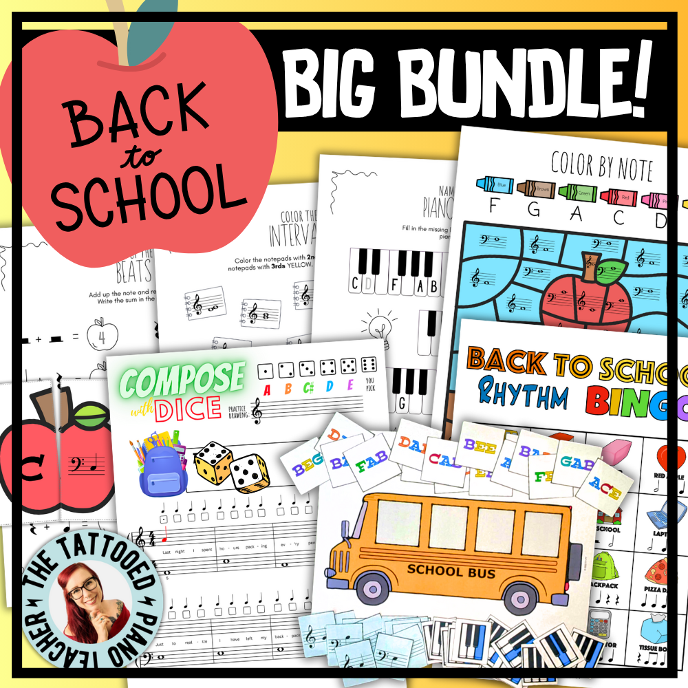 Back to School BIG Bundle Activities + Worksheets