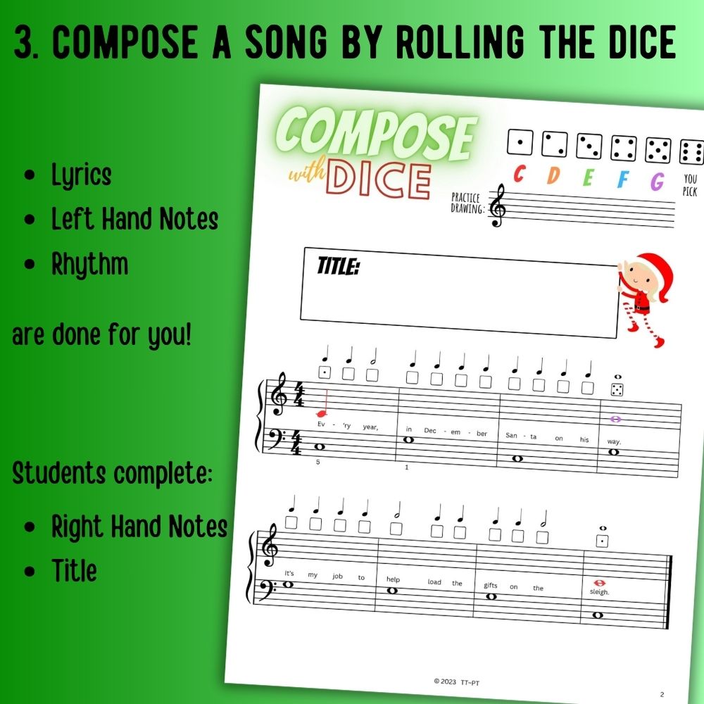 Christmas Compose with Dice