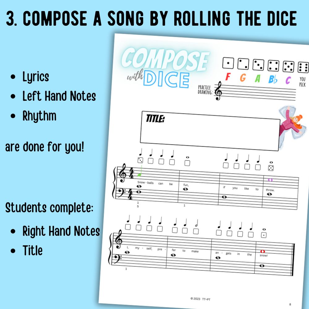 Winter Compose with Dice