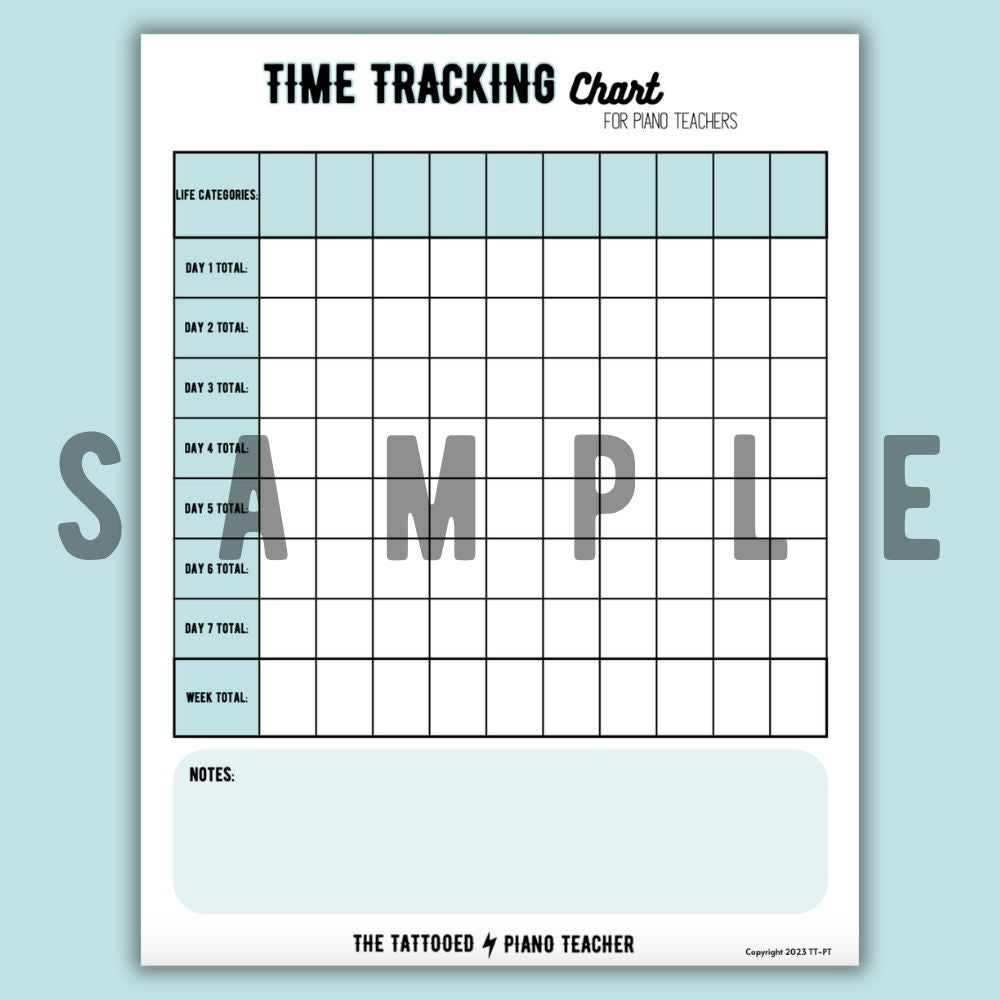 Time Tracking Worksheet
