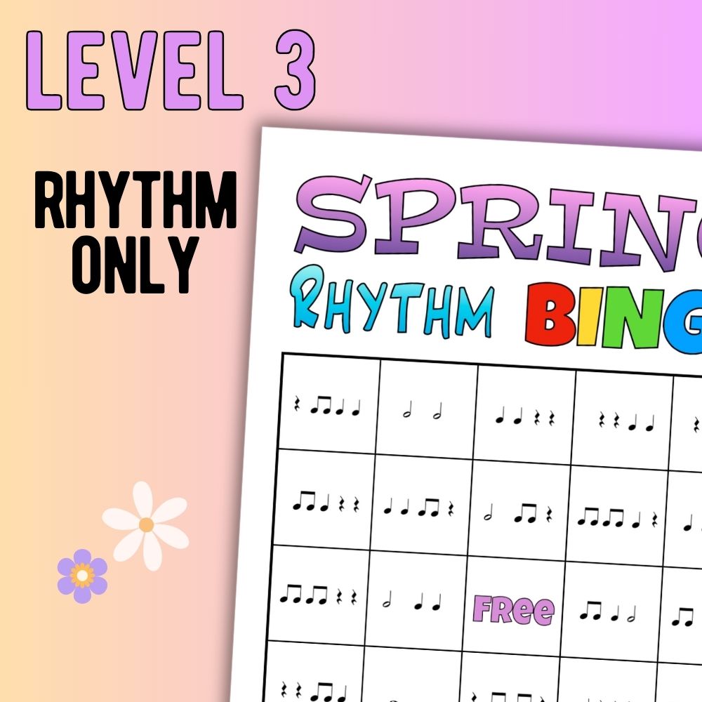 Spring Rhythm Bingo