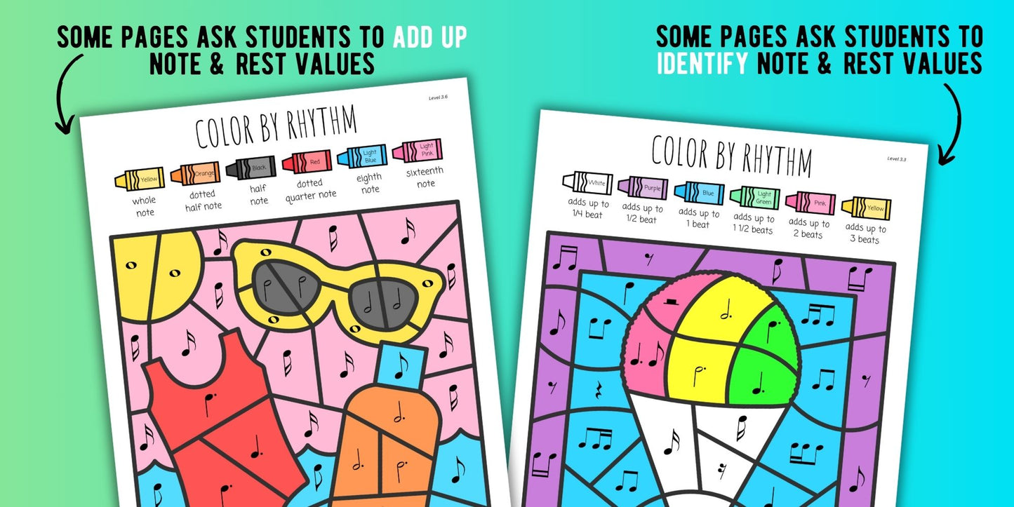 Summer Color-By-Rhythm