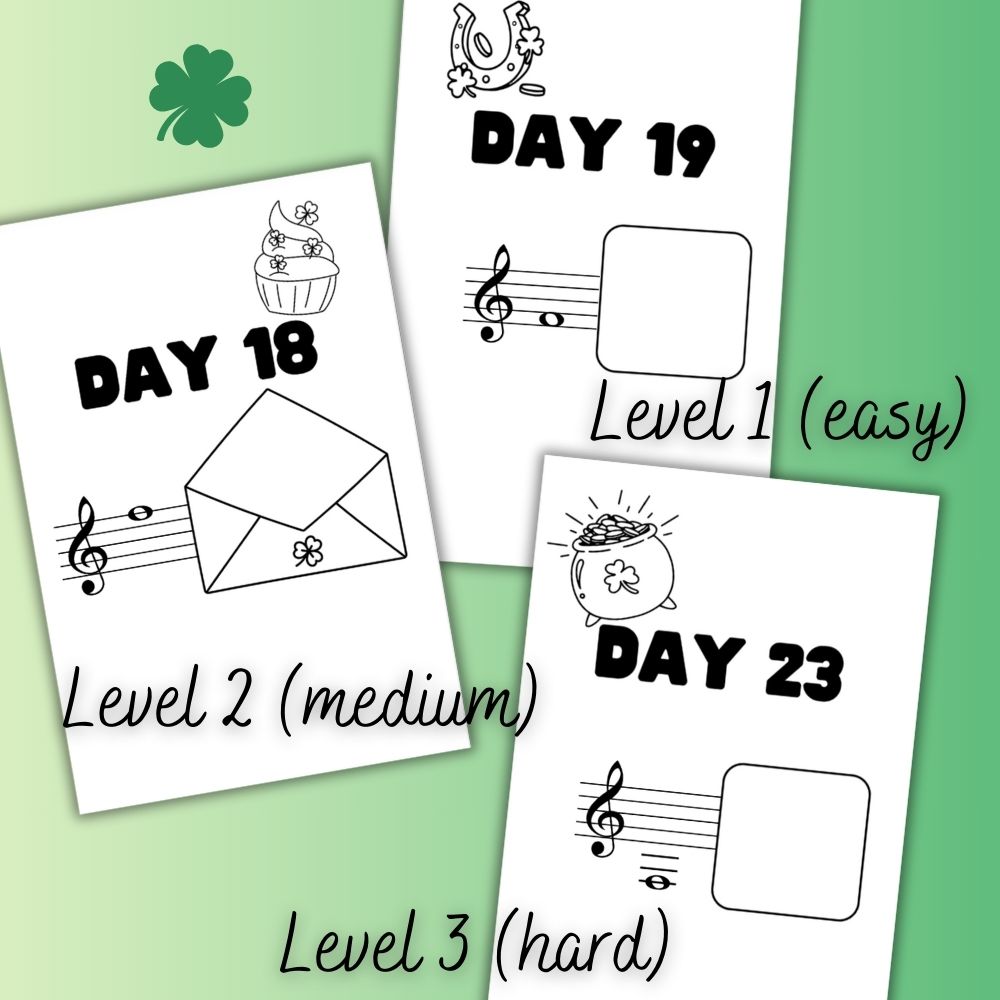 March Note A Day Mini Book