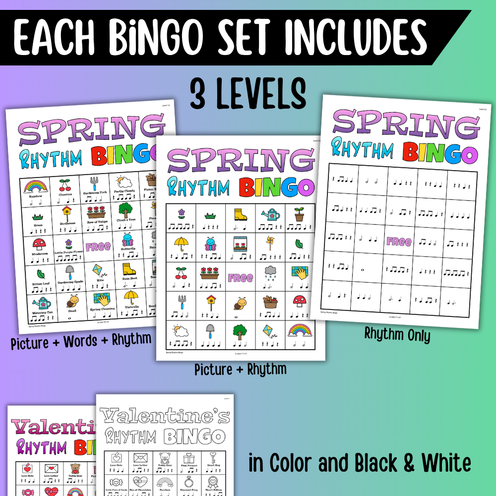 Rhythm Bingo Year Round Bundle