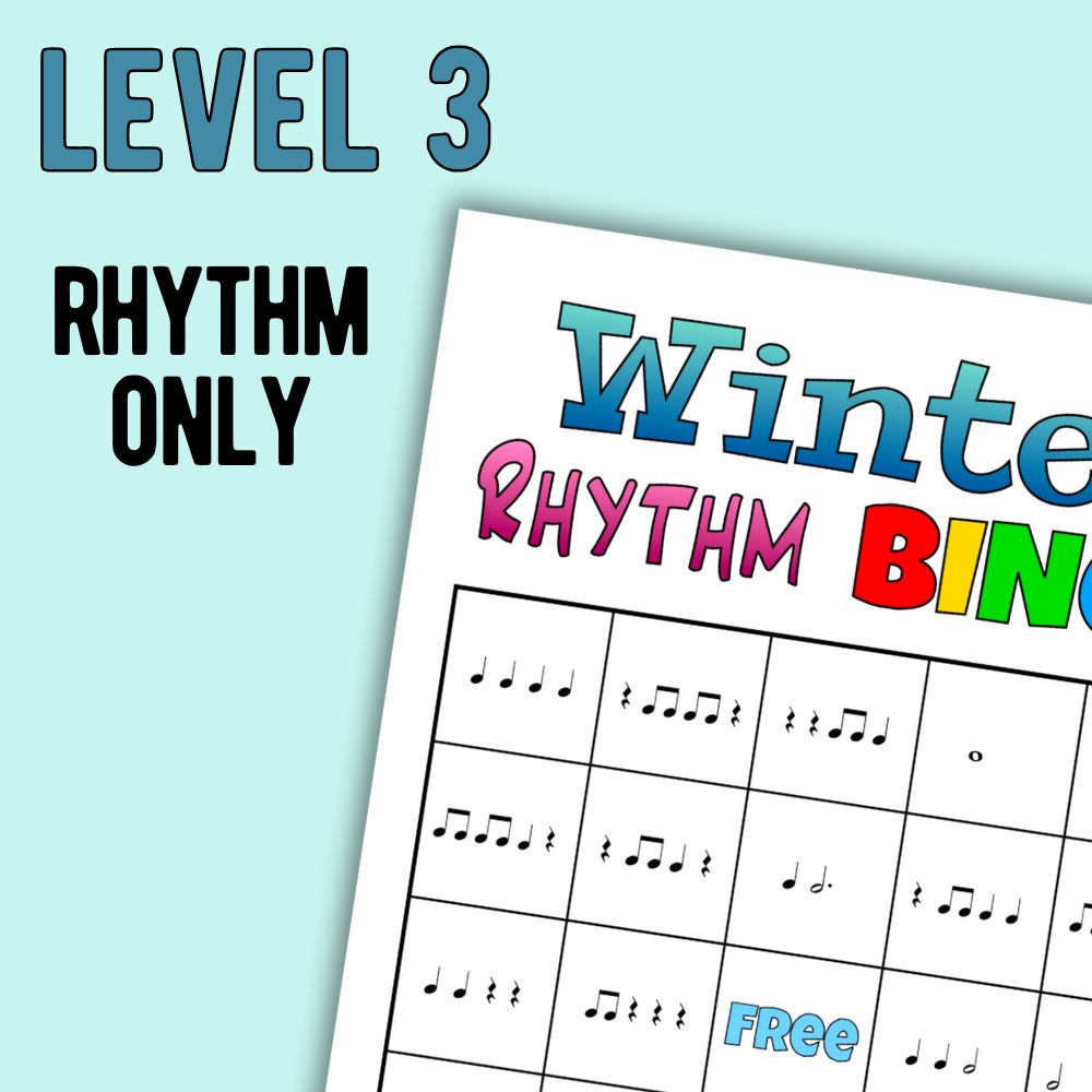 Winter Rhythm Bingo