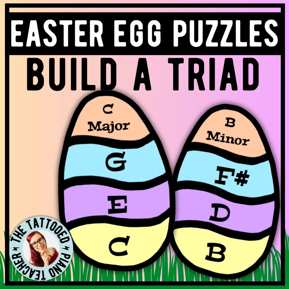 Easter Egg Puzzles: Build a Triad
