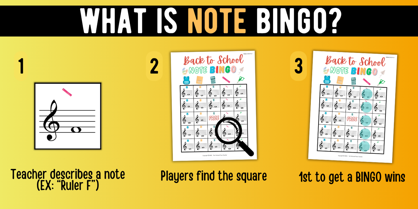 Back to School Bingo Bundle