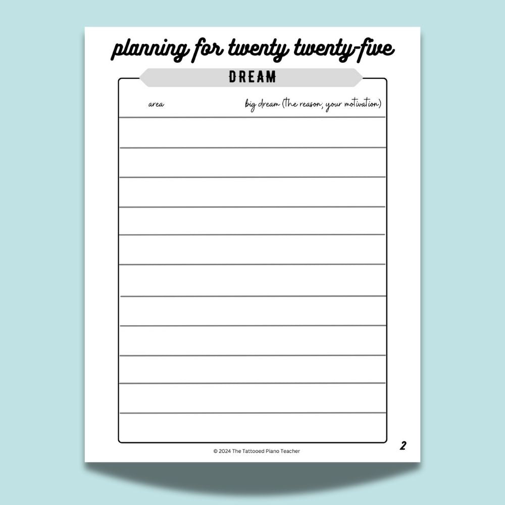Goal Setting Worksheets