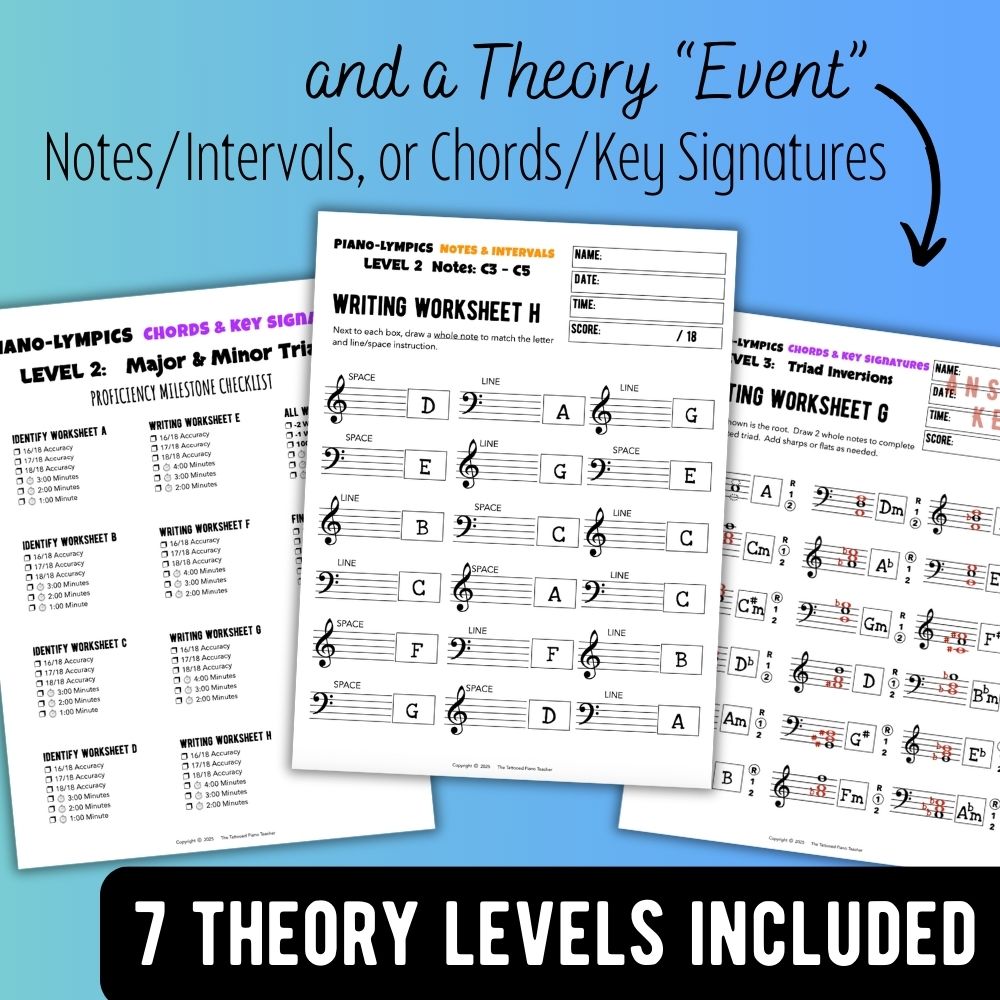 Piano-lympics Course & Materials