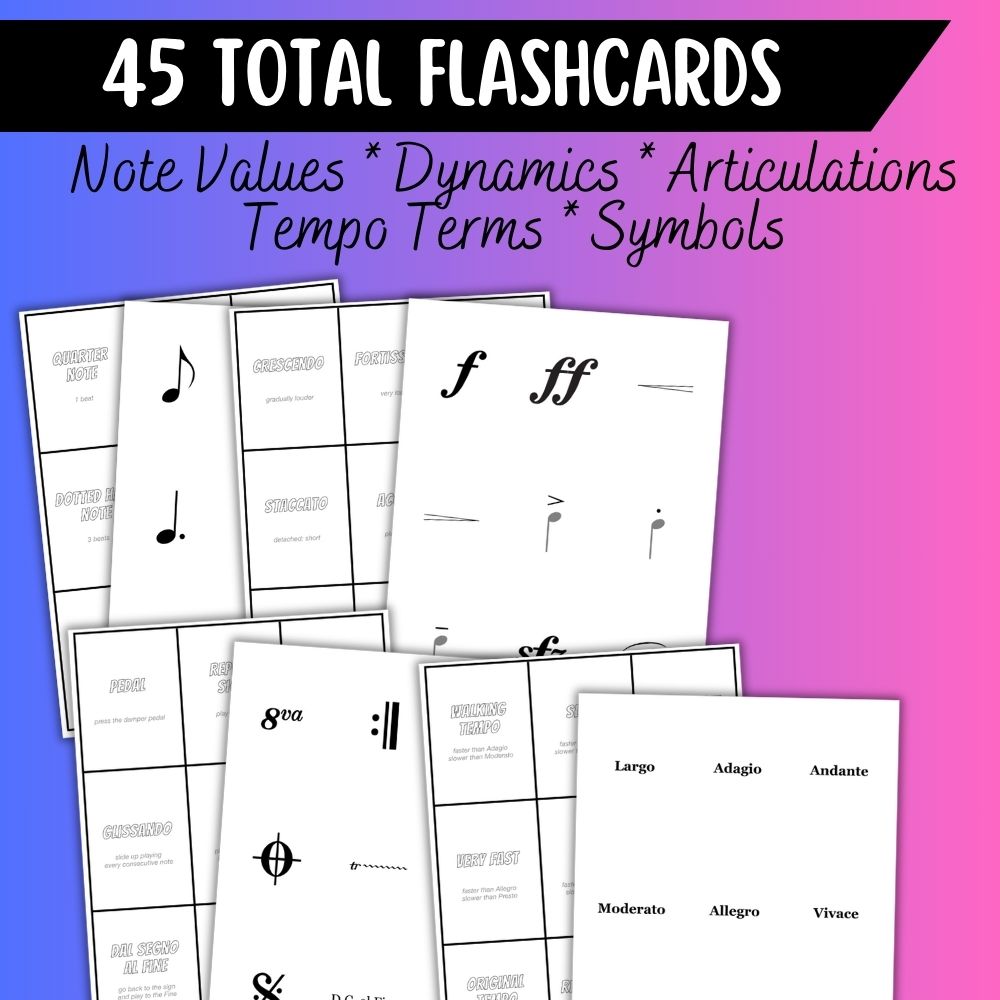 Music Symbol Flashcards