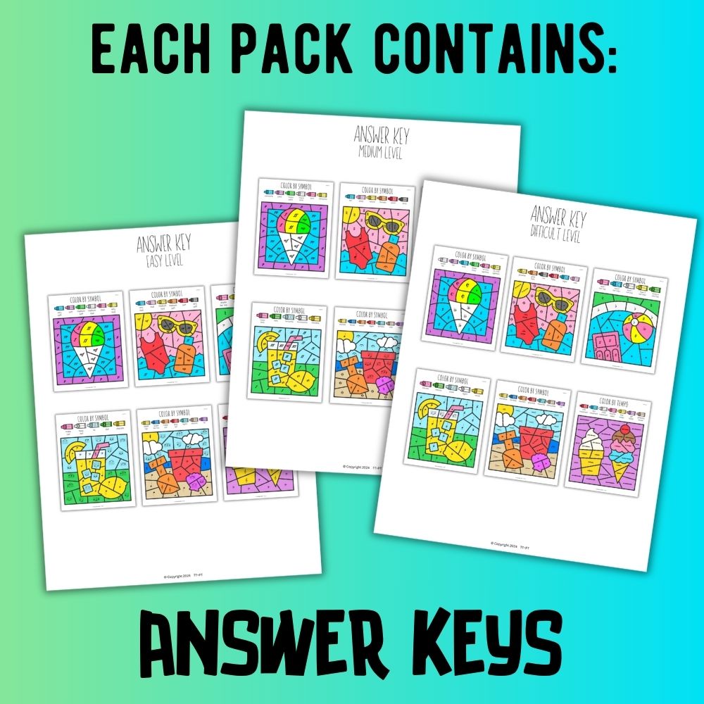 Summer Coloring Bundle