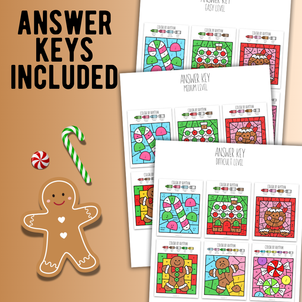 Christmas Color-By-Rhythm