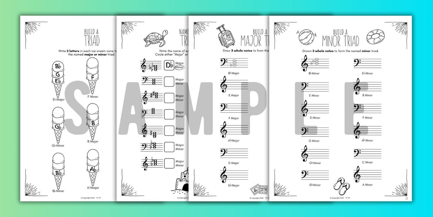 Summer TRIADS Worksheets