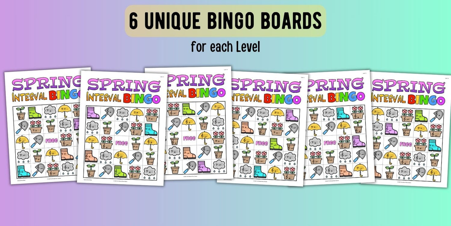 Spring Interval Bingo