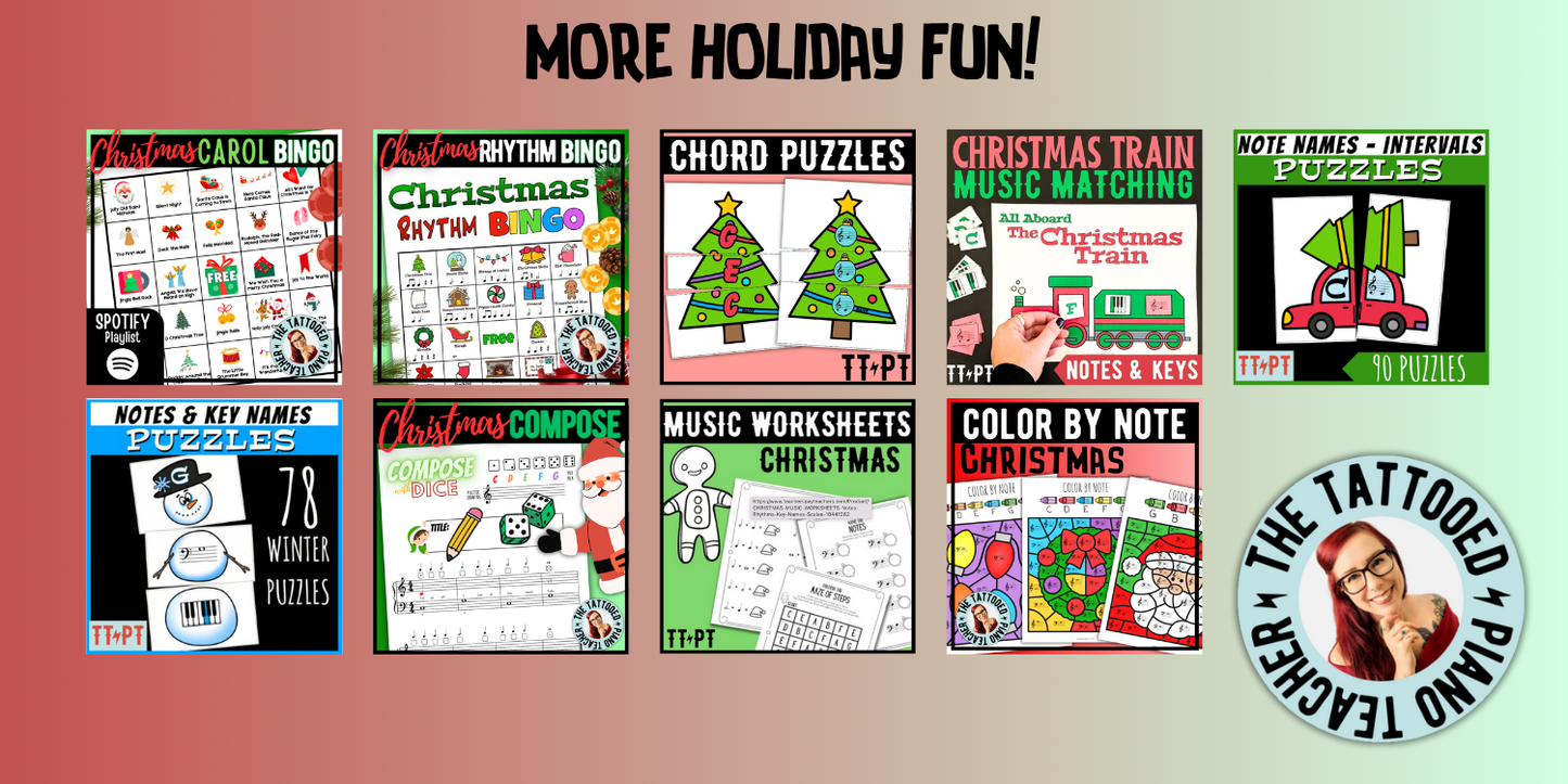 Christmas Color-By-Rhythm