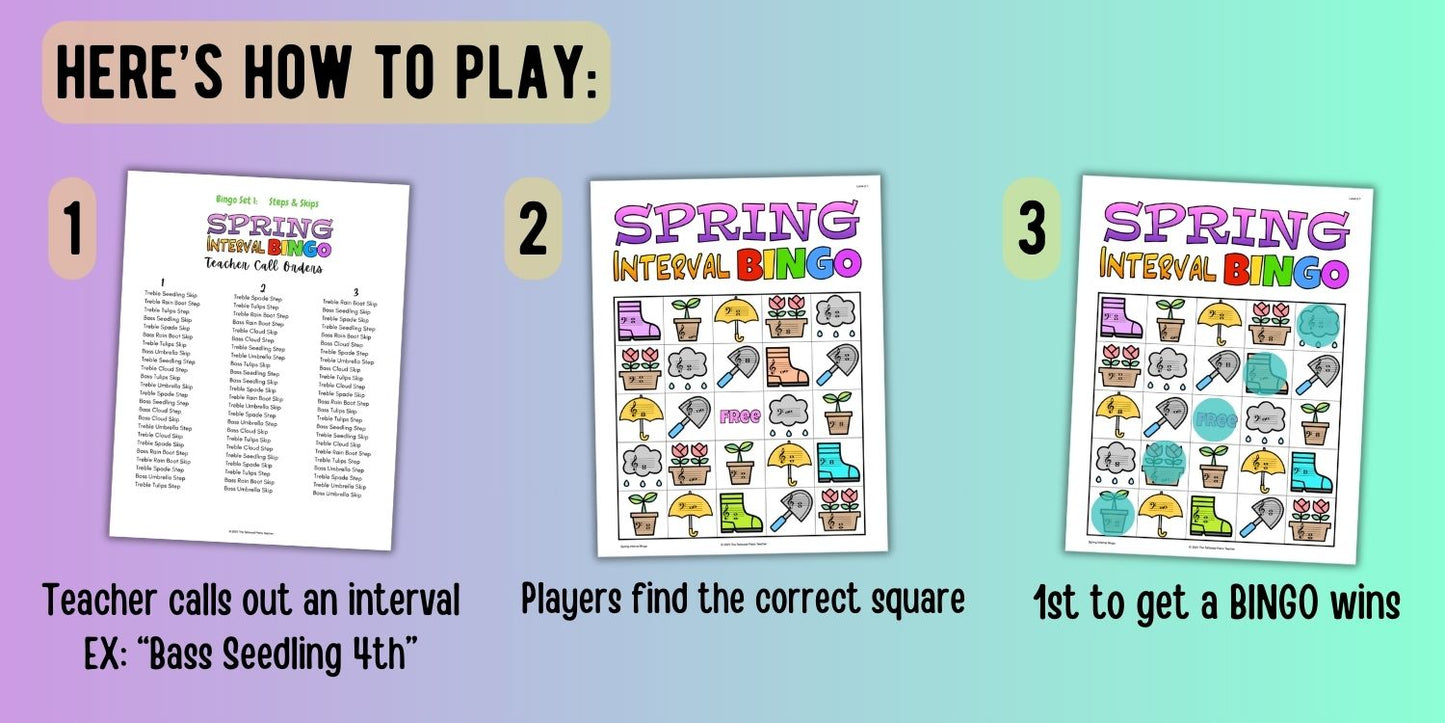 Spring Interval Bingo