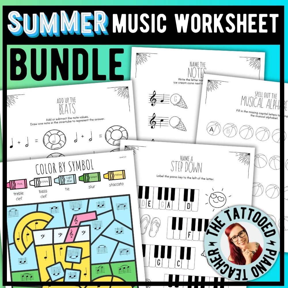 Summer Worksheets Bundle