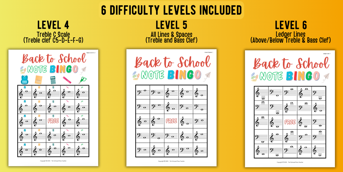 Back to School Bingo Bundle