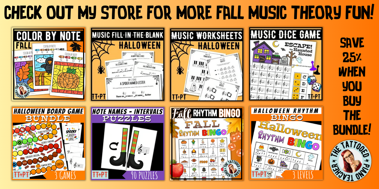 Halloween Color-By-Note