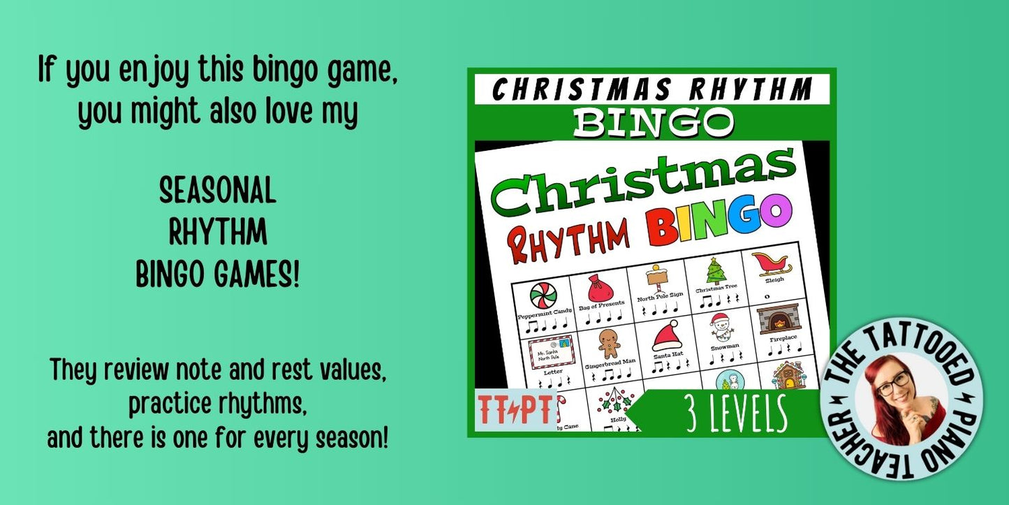 Christmas Carol Bingo