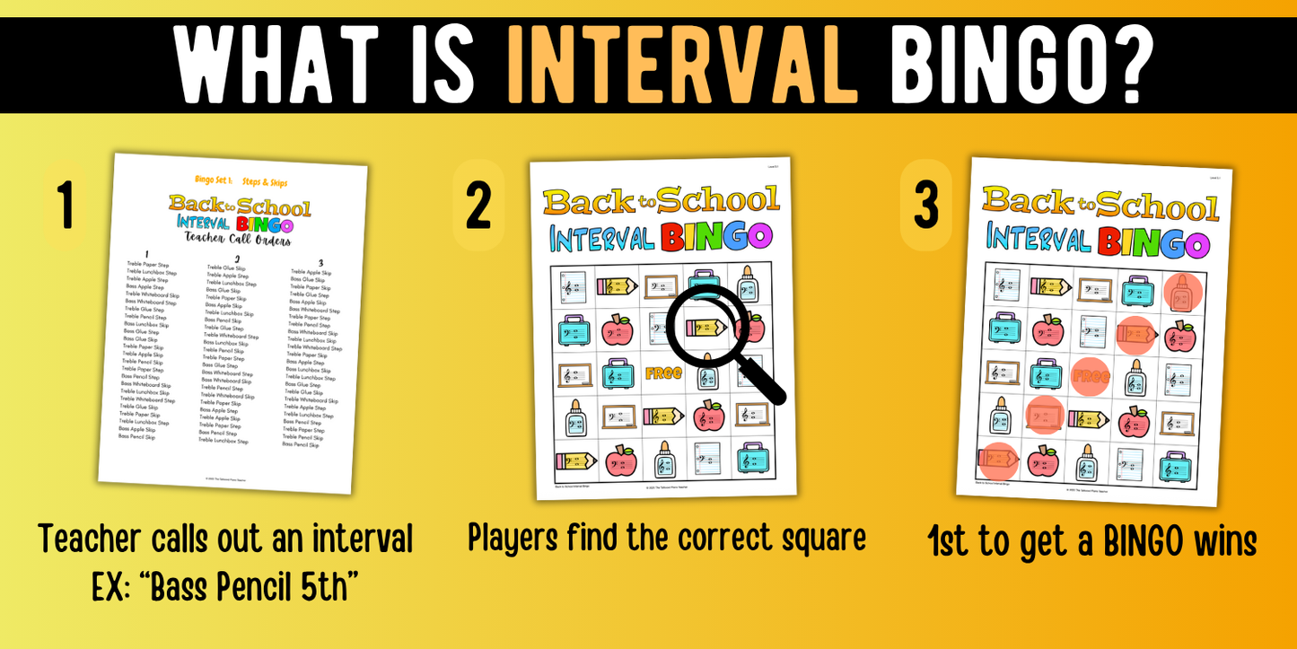 Back to School Bingo Bundle