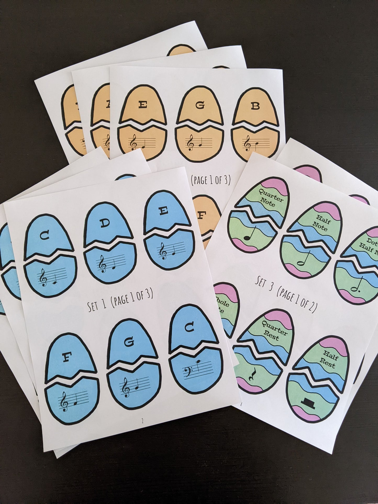 Easter Egg Note & Symbols Puzzles