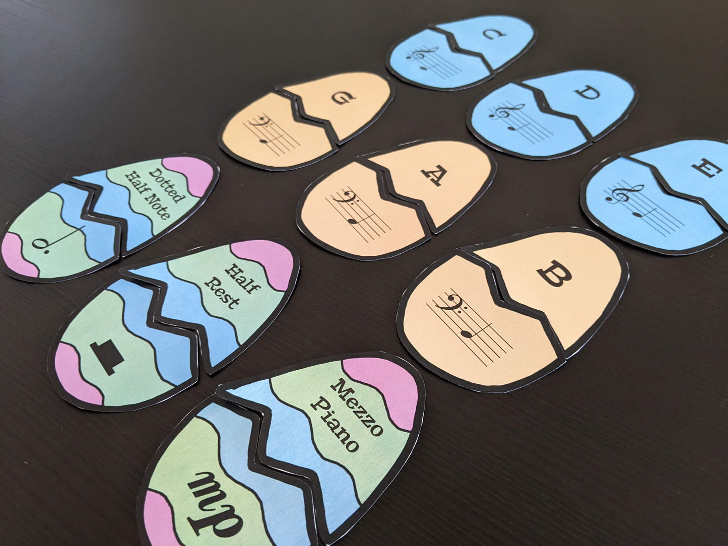 Easter Egg Note & Symbols Puzzles