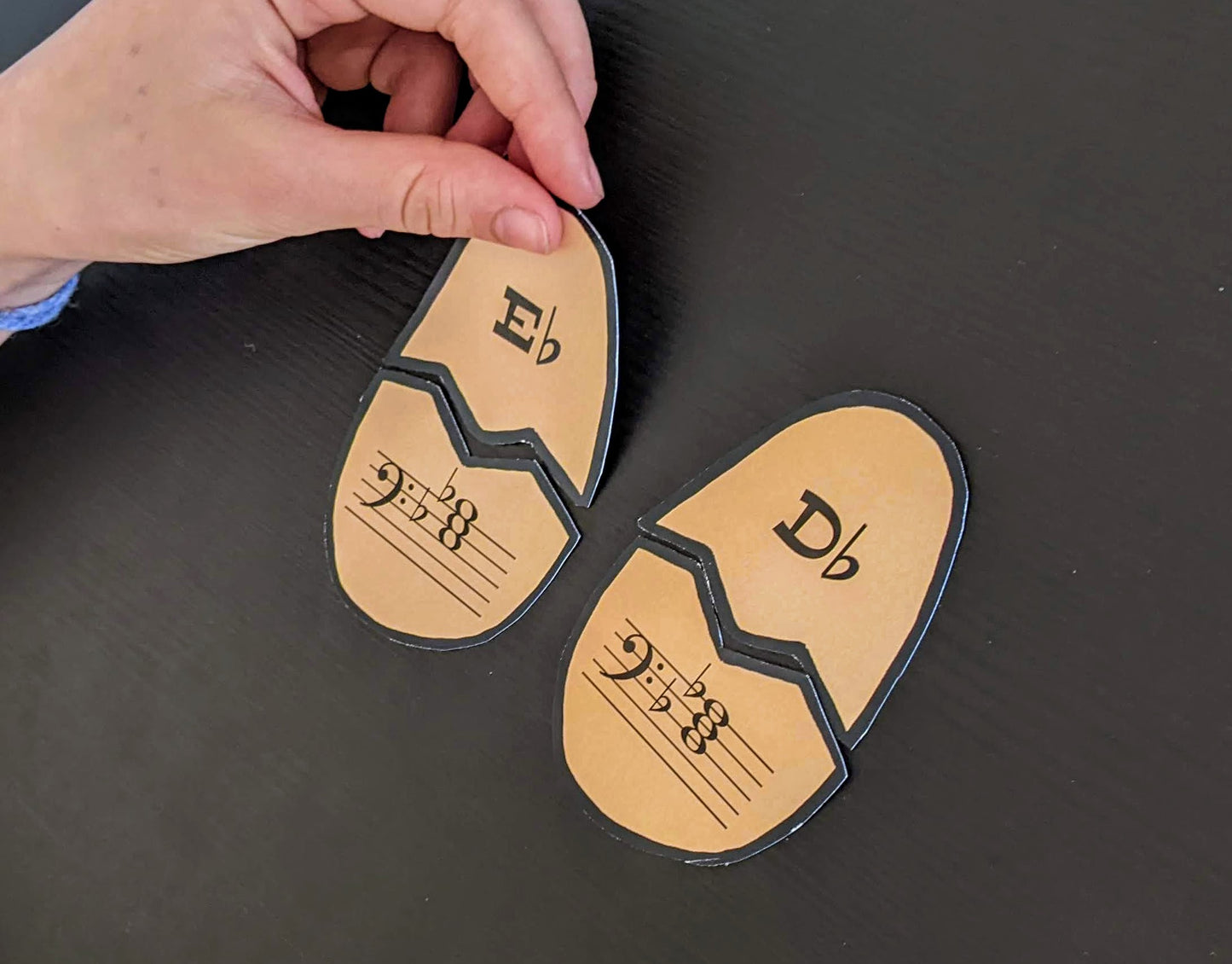 Easter Egg Chord Match Puzzles