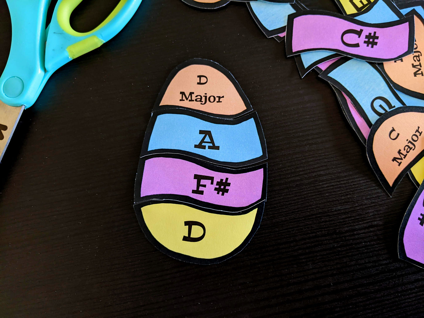Easter Egg Puzzles: Build a Triad