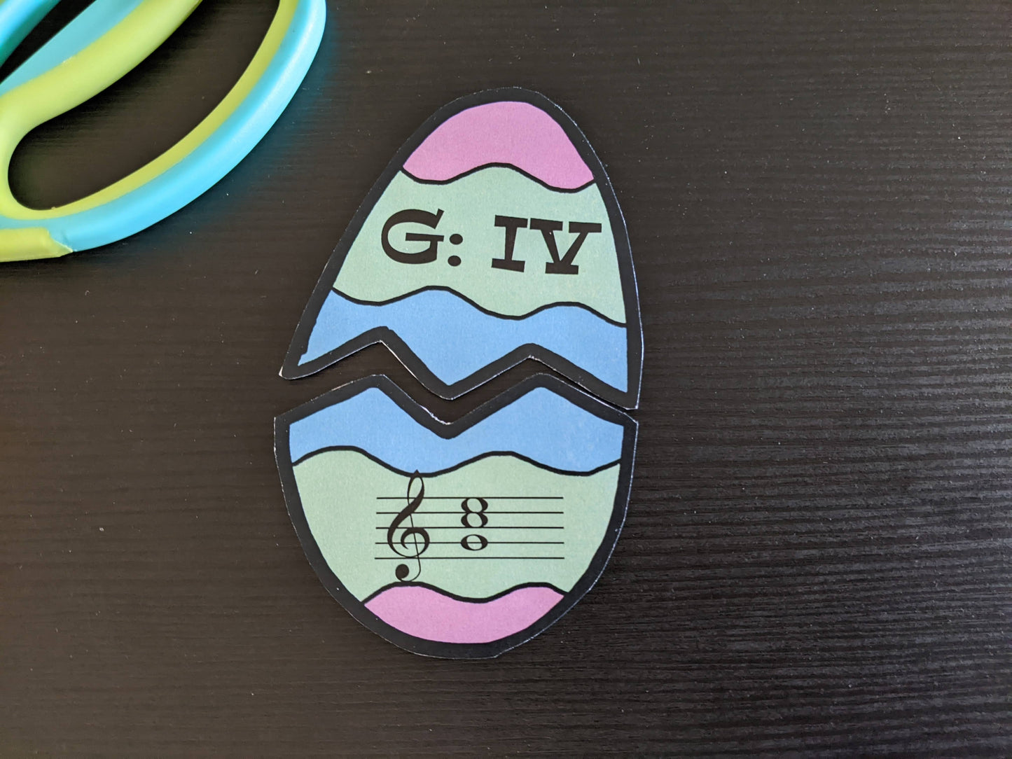 Easter Egg Chord Match Puzzles