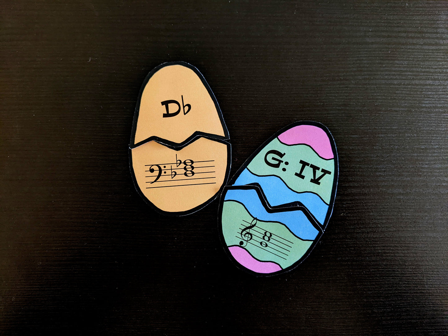Easter Egg Chord Match Puzzles