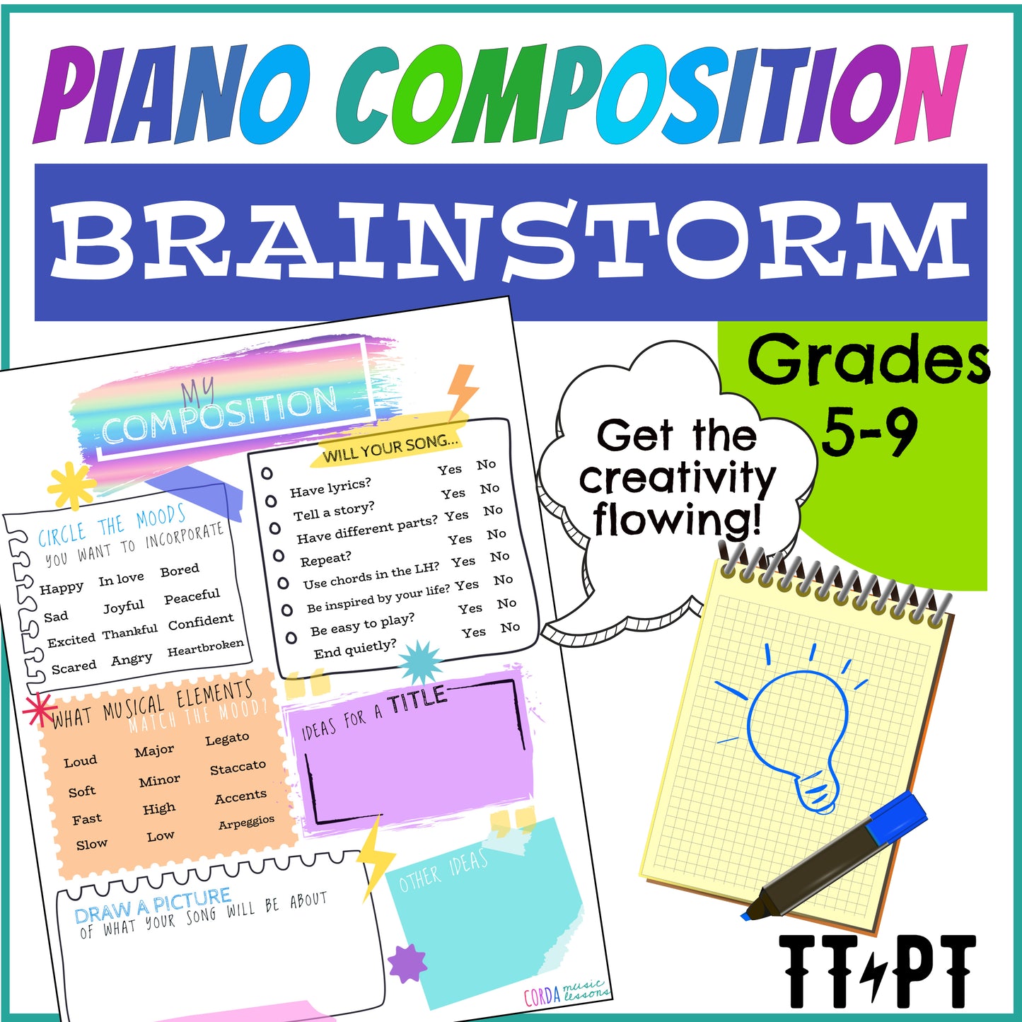 Composition Brainstorm Worksheet