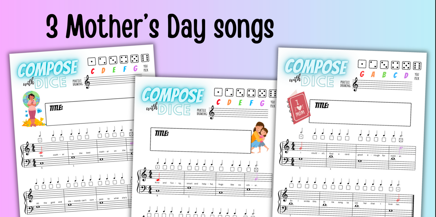 Mother's Day / Father's Day Compose With Dice