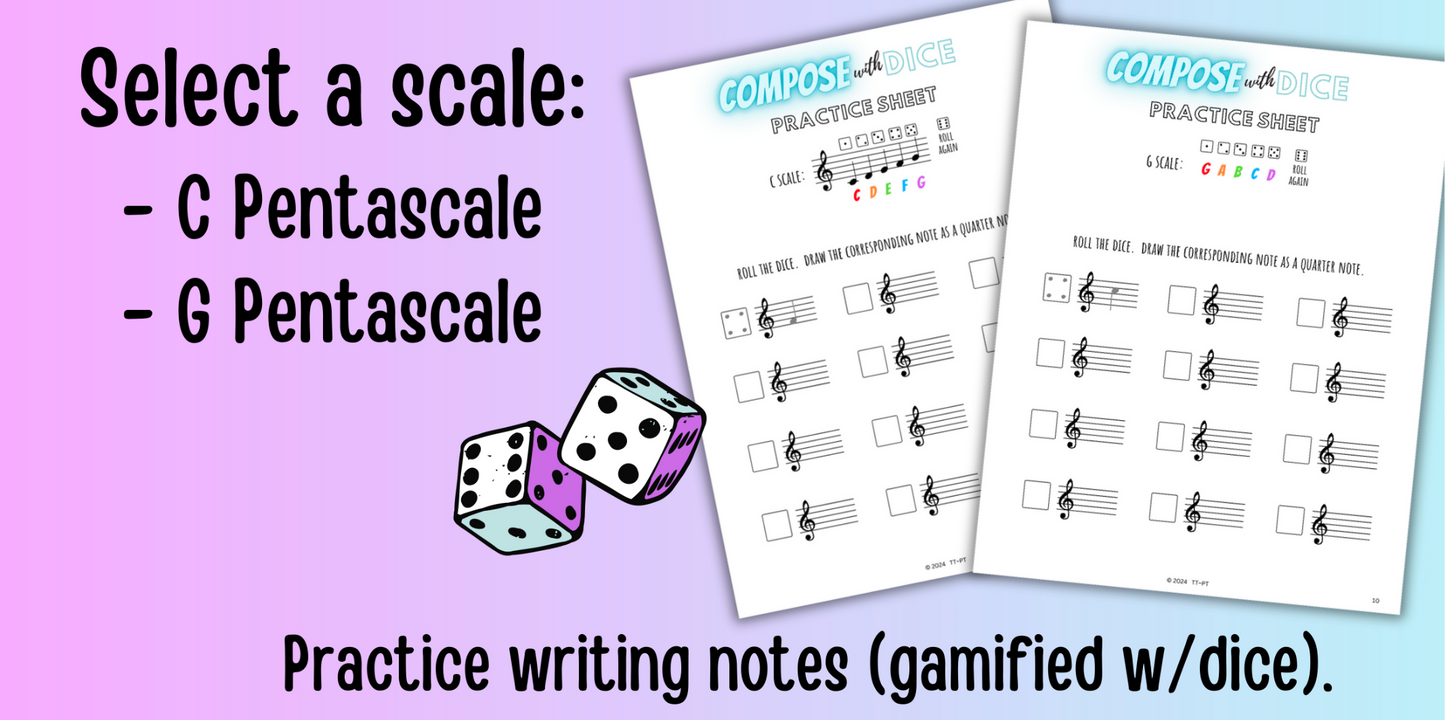 Mother's Day / Father's Day Compose With Dice