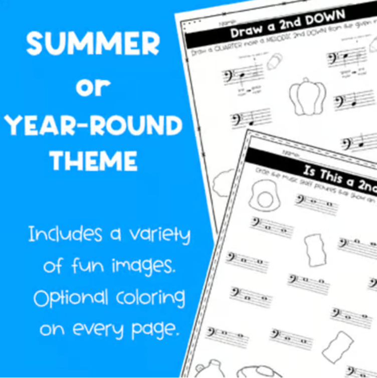 2nds Interval Worksheets