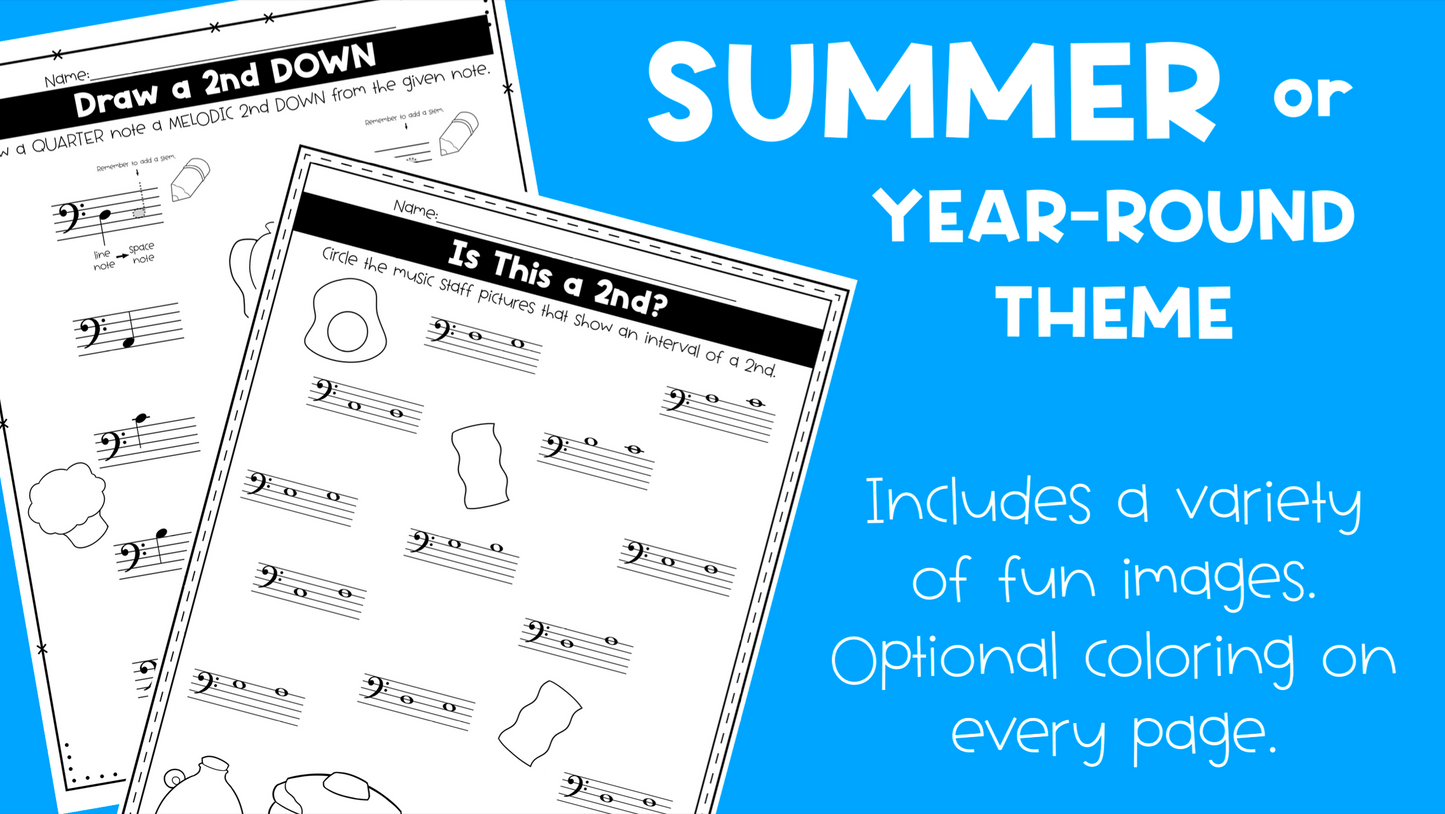 2nds Interval Worksheets