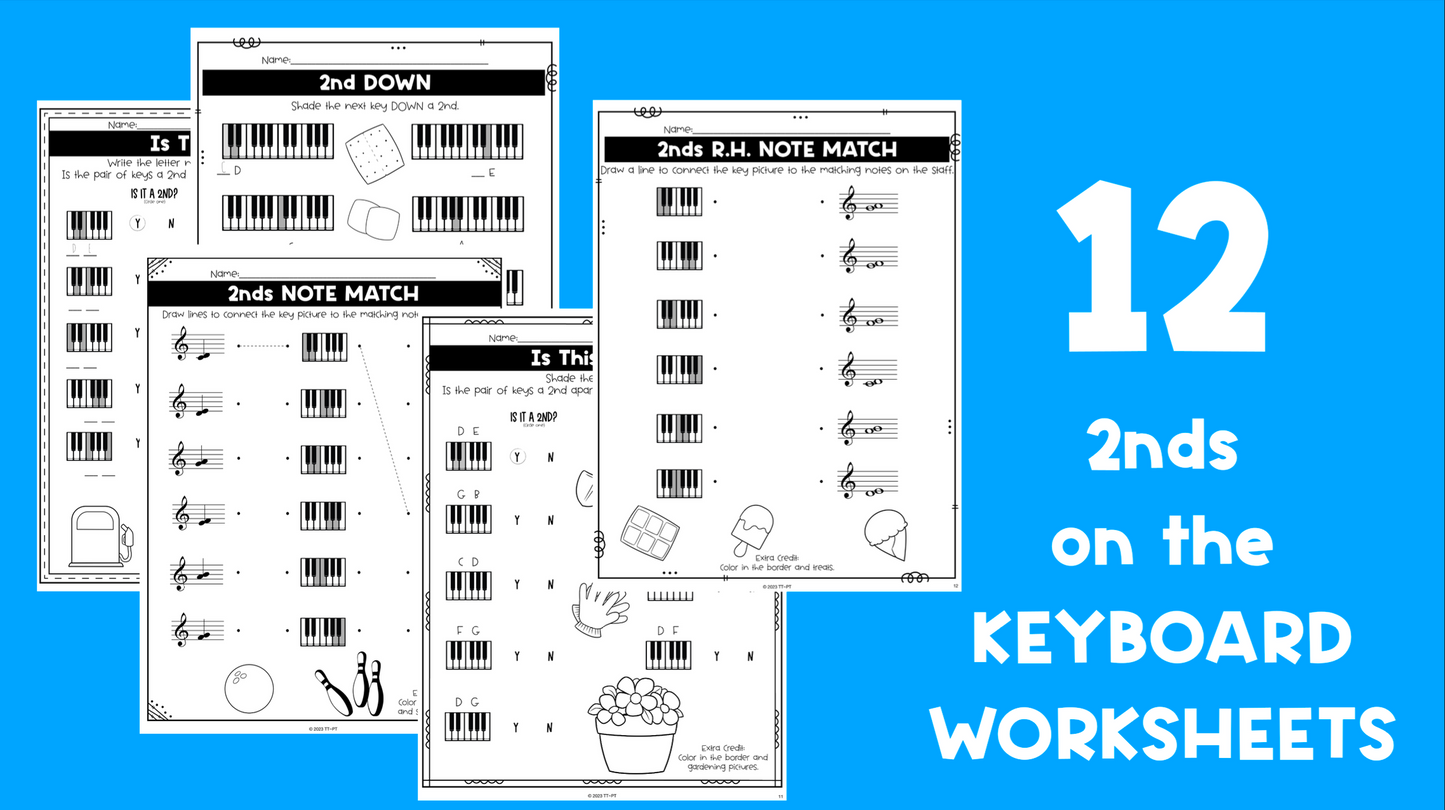 2nds Interval Worksheets