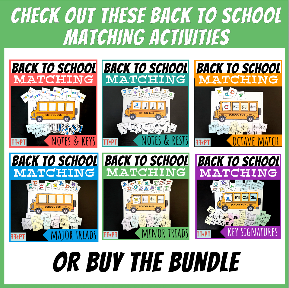 Back to School Bus Matching 5: Minor Triads