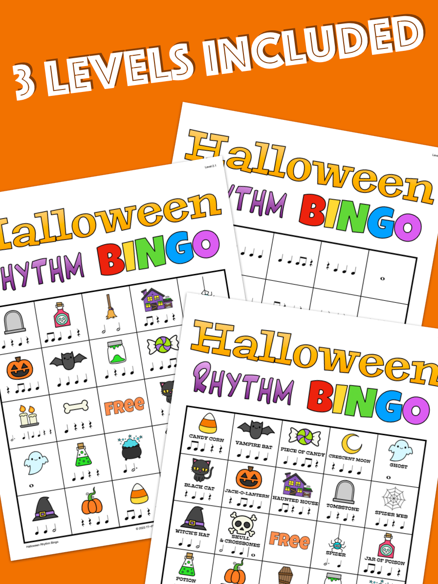 Halloween Rhythm Bingo