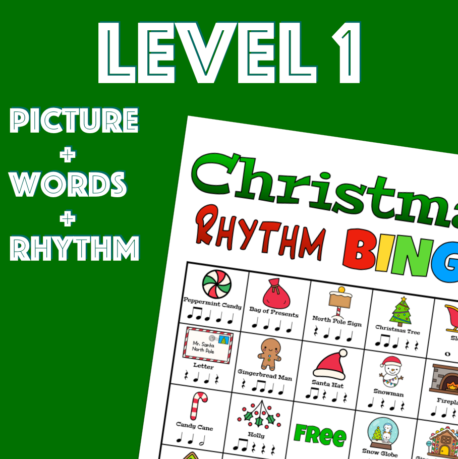Christmas Rhythm Bingo