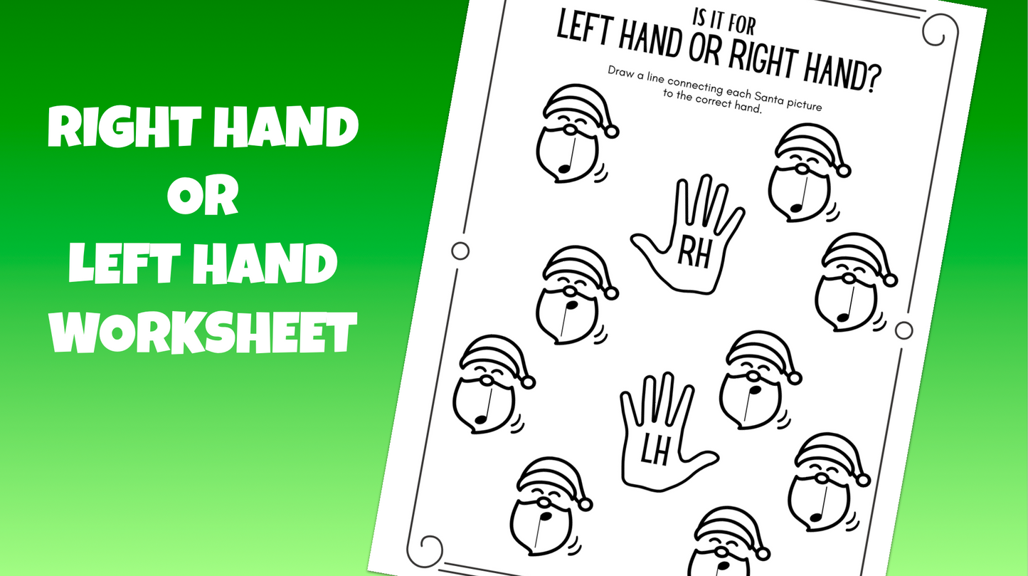 Christmas Music Theory Worksheets