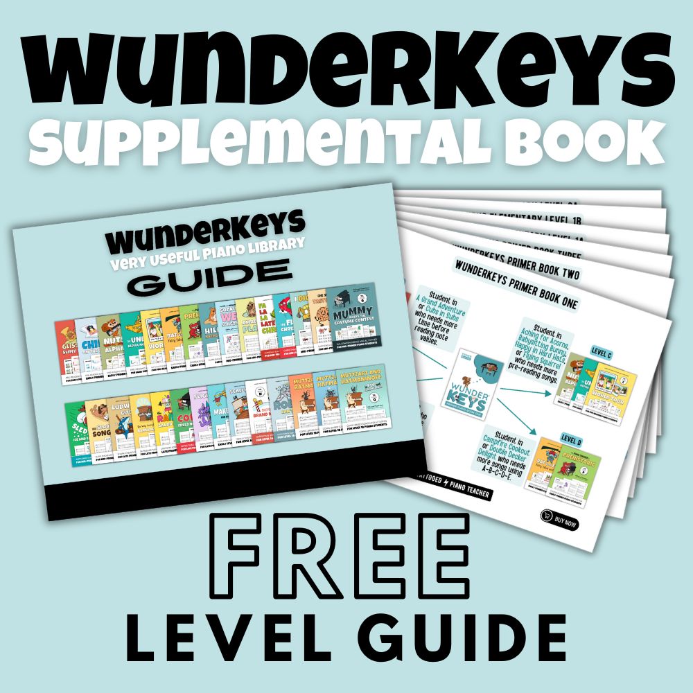 Wunderkeys Supplemental Book Level Guide
