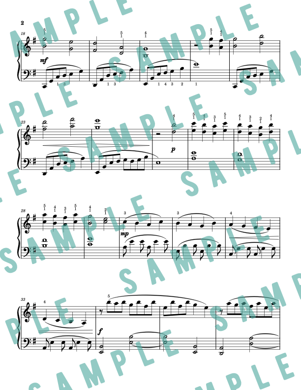 Autumn Skies - Early Intermediate Original Piano Solo Sheet Music