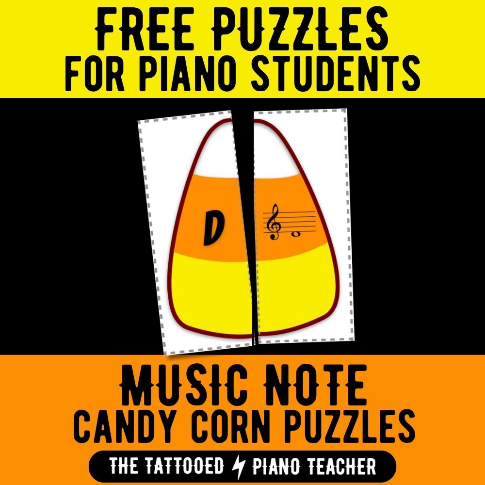 Candy Corn Note Puzzles