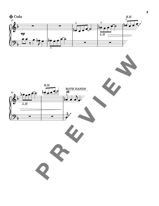 The Crimson Clover Rag - Early Intermediate Piano Solo Sheet Music