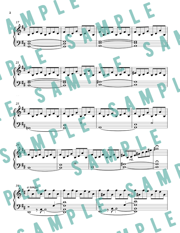Moving On - Intermediate Original Piano Solo Sheet Music