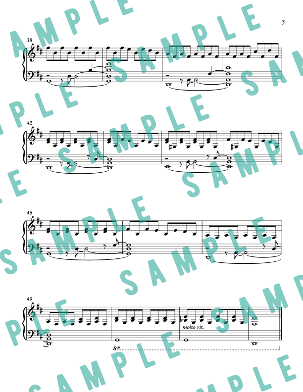 Moving On - Intermediate Original Piano Solo Sheet Music