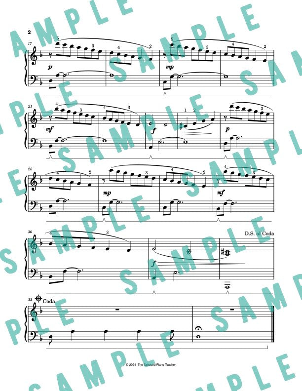 New Moon - Early Intermediate Piano Solo Sheet Music